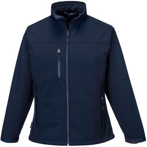 VESTE SOFTSHELL CHARLOTTE POUR FEMME TK41 BLEU FONCÉ XXL - PORTWEST