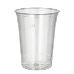 Starpak Gobelets, PS 0,4 l Ø 9,5 cm · 12 cm transparent (1200 unités) PAPSTAR - transparent matière synthétique 16160_0