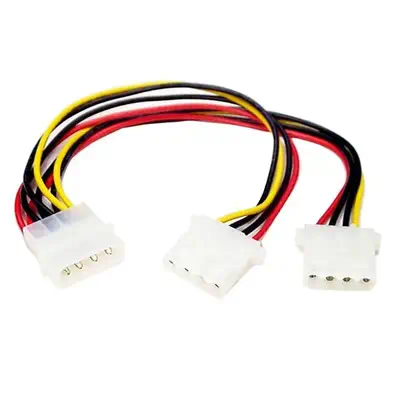 StarTech Cble Répartiteur en Y Molex - 1x LP4 Mle 2x LP4_0