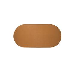 Stil Casa, set de 12 chemins de table unicolore, polyuréthane laminé cousu, 78xh. 38 cm, finition saffiano couleur désert. - RUN7838-SA-DE_0