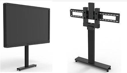 Support mur/sol motorisé XL-W - universel, compatible tout modèle d'affichage, 60 kg max - Garantie 5 ans_0