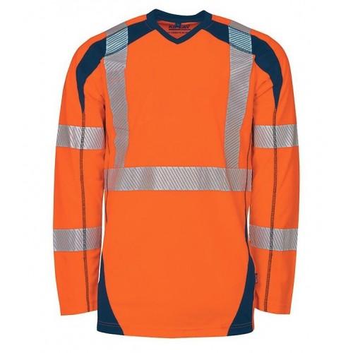TEE-SHIRT MANCHES LONGUES HAUTE VISIBILITÉ ORANGE - 2XL - HV APOLLO KIPLAY