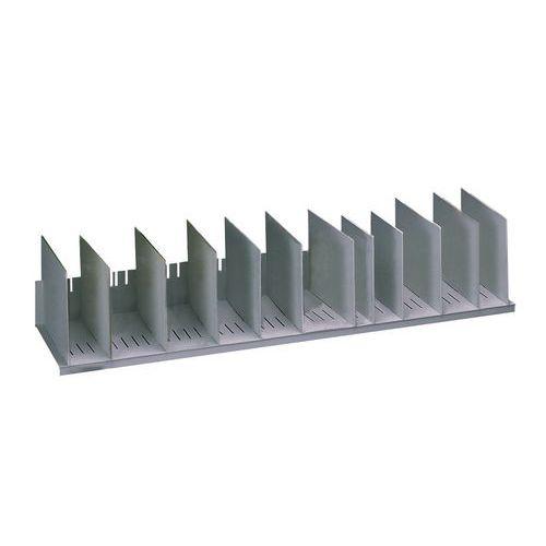 TRIEUR 12 SÉPARATEURS AMOVIBLES L=112 CM GRIS - PAPERFLOW