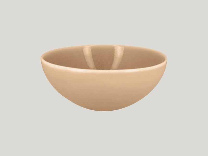 BOL ROND BEIGE PORCELAINE Ø 20 CM VINTAGE RAK