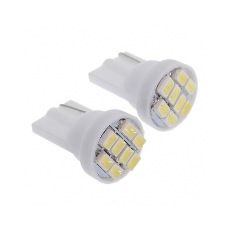 Ampoule veilleuse à led t10 smd 1w - blanc t10-001-w /2
