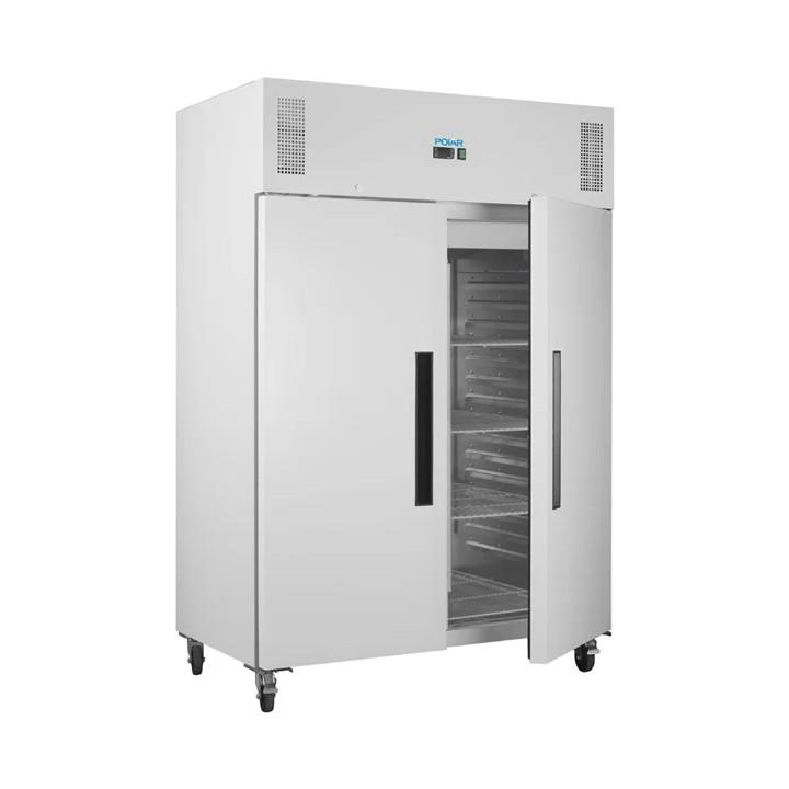 Armoire positive ventilée 1200 Litres PRO Écoénergétique, 2 portes GN 2/1, blanche, 280 W, 220 V - MONO_0