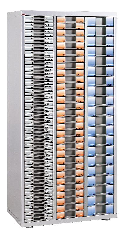 Armoire de rangement à plat - 110 tiroirs - Dimensions utiles variées_0