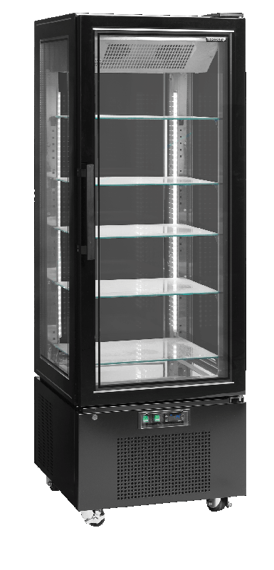 Armoire vitrée réfrigérée (froid négatif) TEFCOLD UPD400-F - Double vitrage, éclairage LED et finition acier inoxydable_0