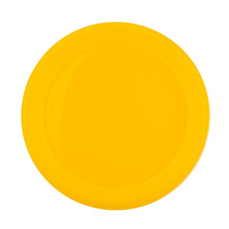 ASSIETTE DE COULEUR D.17.5 CM PS JAUNE (VENDU PAR 500)