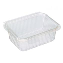 Barquette fraîcheur 2000 cc en plastique PET avec couvercle à charnière par 200 - plastique ES2000X200_0