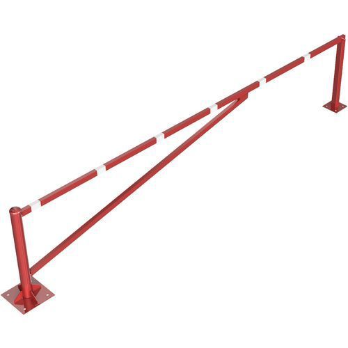 BARRIÈRE PIVOTANTE À BÉTONNER POUR CADENAS - 4500 MM - SCHAKE