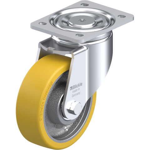 BLICKLE - ROULETTE PIVOTANTE Ø 150MM BANDAGE POLYURÉTHANE PU 800KG - LH-GTH 150K
