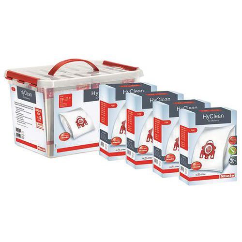 BOX 4 BOITES DE 4 SACS ASPIRATEUR MIELE - BOXGARFJM3D