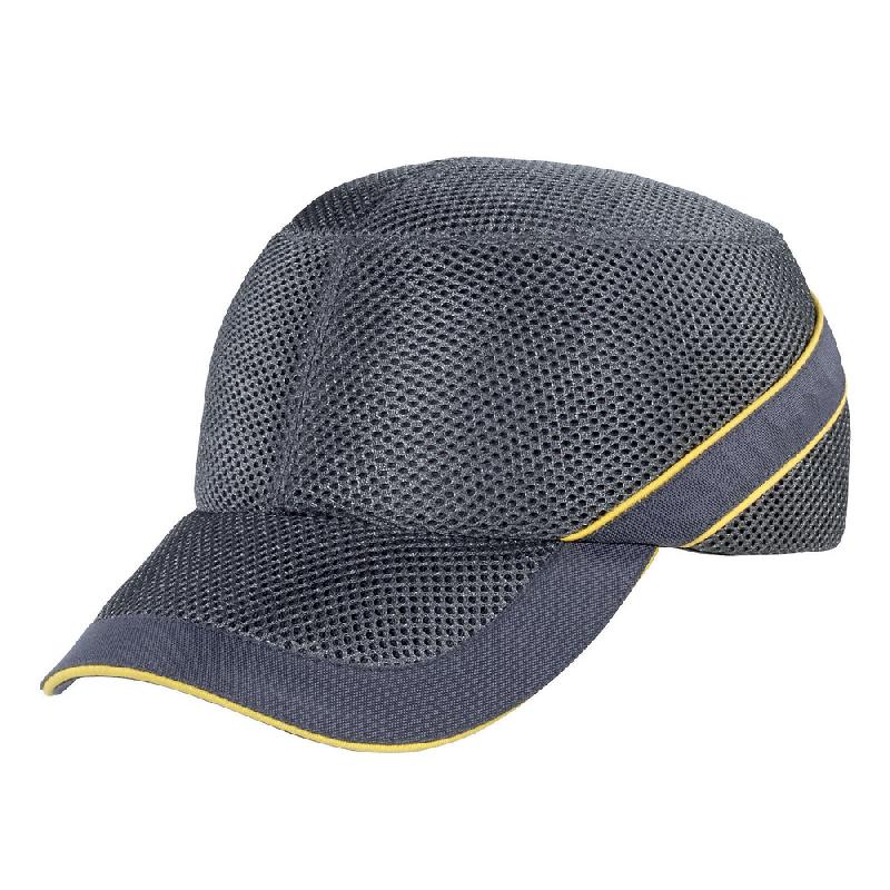 CASQUETTE ANTI-HEURT TYPE BASE BALL AIRCOLTAN DELTA PLUS, GRIS CLAIR / GRIS FONCÉ, TAILLE UNIQUE RÉGLABLE
