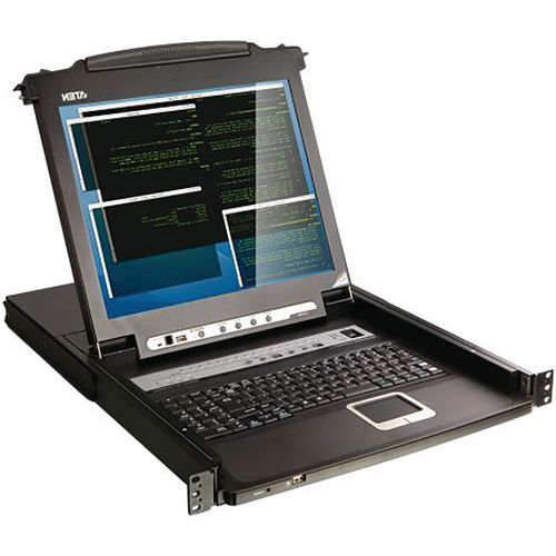 CL5708M CONSOLE LCD 17' KVM 8 PORTS VGA/USB-PS2 ATEN - ATEN