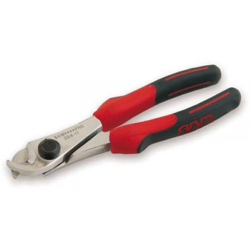 COUPE-CÂBLES À ENCOCHE VERROUILLABLE AVEC GAINES BI-MATIÈRE 324-17G - LONGUEUR 170 MM SAM OUTILLAGE