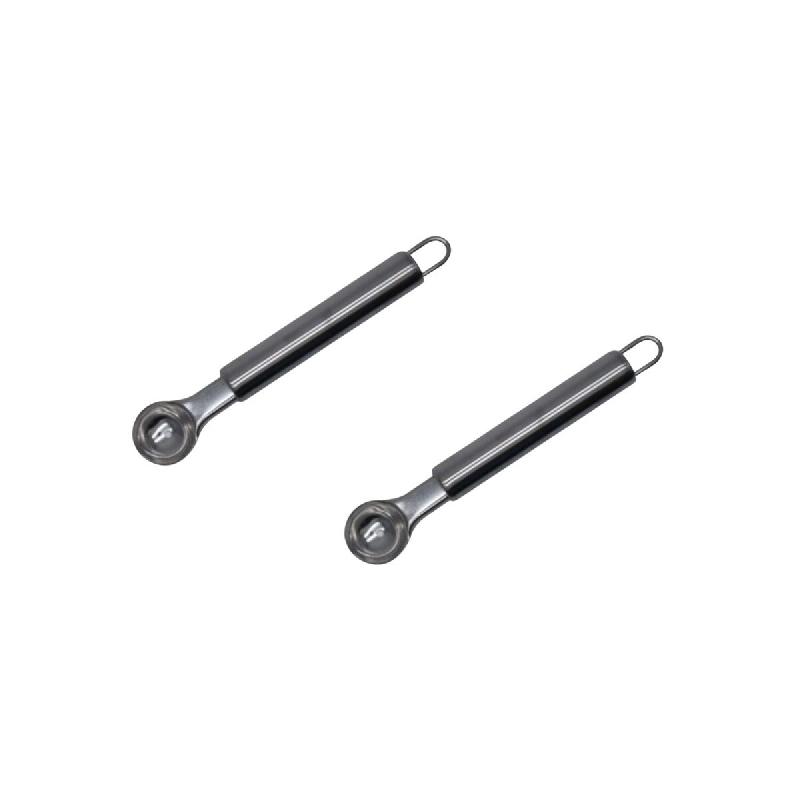 Ensemble de 2 Cuillères à melon type Cuillères à pomme parisienne Fackelmann Elemental - 3176239934137_0