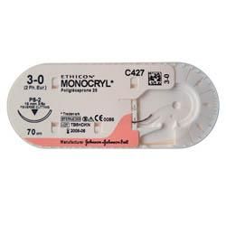 ETHICON SUTURES MONOCRYL - LIGATURES MONOCRYL 5.0 C389