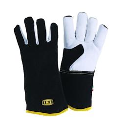 Gant anti chaleur Cuir Pleine fleur souple Paume cuir INE - noir 8024499460055_0