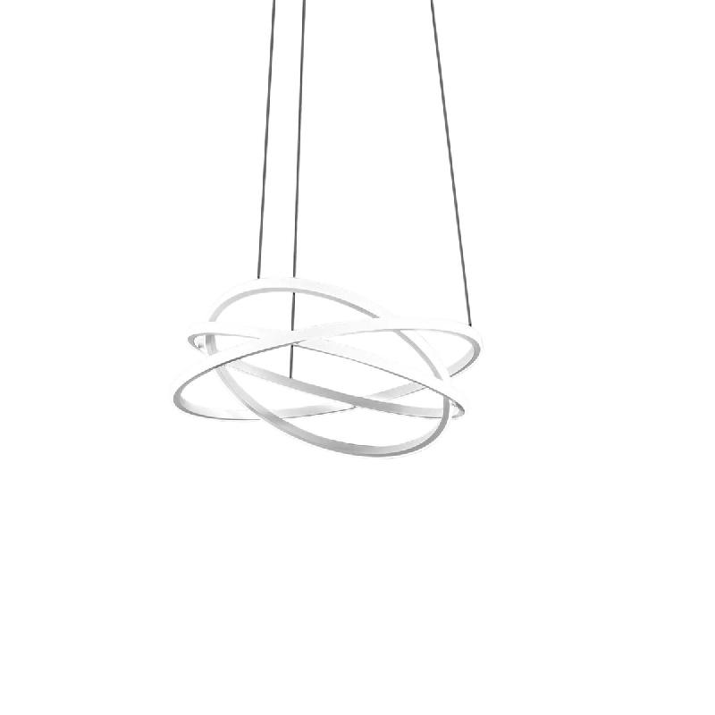Gea Luce Suspension Atia S/P Aluminium Blanc Led 80W 6300Lm 3000K Gradable Phase Cut And Push - Gealuce - ATIA S/P - BIANCO_0