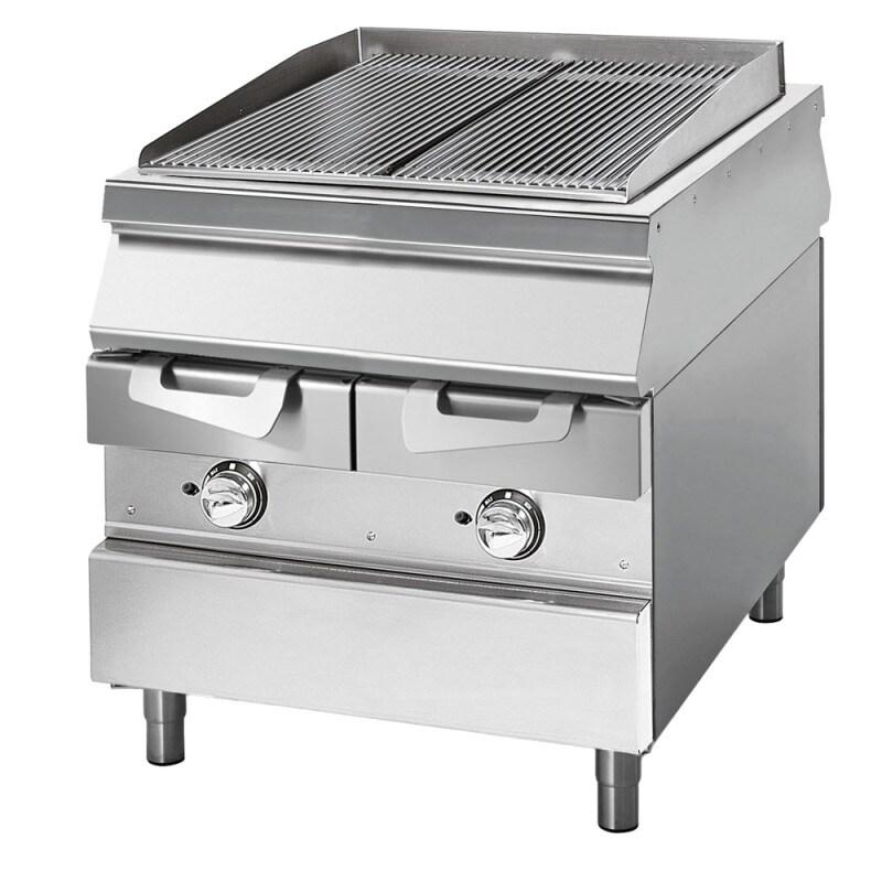 Grillade électrique, zone de cuisson en inox, viande/poisson 800x1100x870 mm - VIRTUS - 4068875007513_0