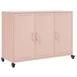 Helloshop26 - Buffet bahut commode armoire meuble de rangement organisateur cuisine salle de séjour salon 100,5 x 39 x 72 cm acier 02_0036193 - 30002_0
