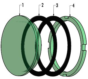 Hublot de visualisation h.Vis electric eye - h.Vir - température d’utilisation de -40°C à +70°C - isolation électrique_0