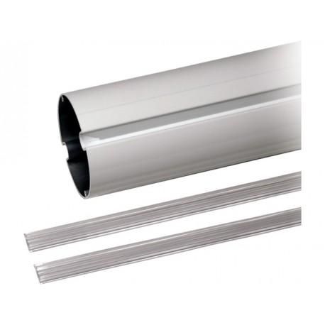 LISSE TUBULAIRE Ø100MM L6850MM AVEC PROFILÉ COUVRE-RAINURE CAME G06850