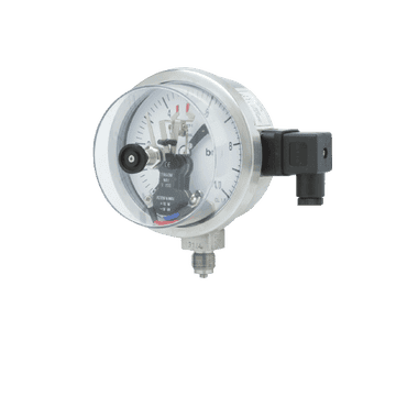 Manomètre à contact électrique tout inox - TMP 501 - avec tube de Bourdon et plage de mesure jusqu'à 1600 bar_0