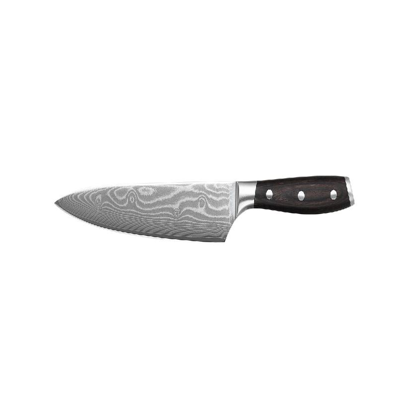 METRO PROFESSIONAL Couteau de chef Damascus, 20 cm - multicolore HB87B-DMCH01_0