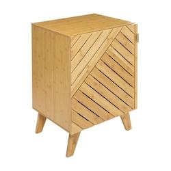 Meuble de rangement Porte modulable 1 Etagère en Bois et Bambou H 70 cm - marron 3560237590219_0