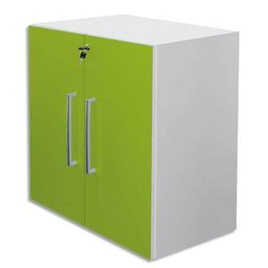 MT International - Lot de 2 portes basses élégance vert pomme pour module - Dimensions : L39,7 x H79,5 cm_0