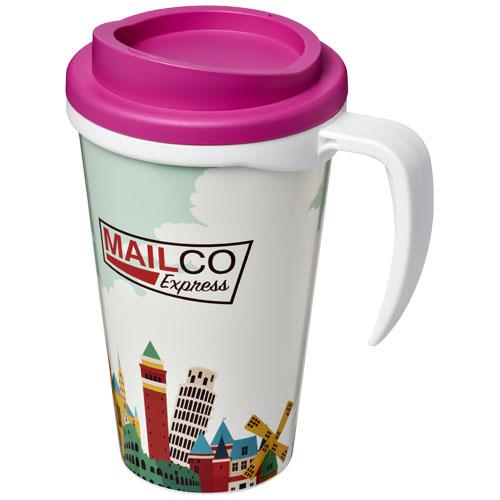 Mug isolant Brite-Americano® grande 350 ml - double paroi, couvercle à visser et poignée intégrée_0