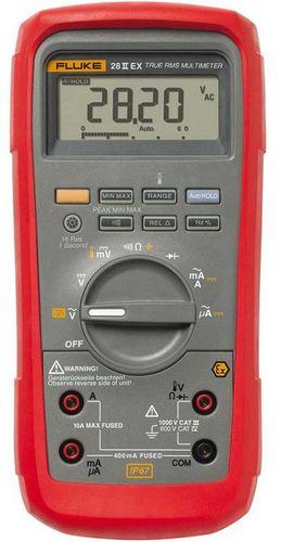 Multimètre numérique portable TRMS robuste - 1000V/10A AC/DC - IP67 - Modèle ATEX - FLU28IIEX - Fluke_0
