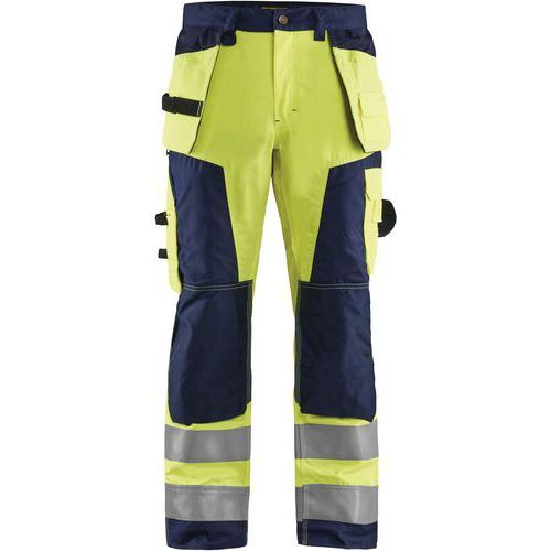 PANTALON ARTISAN HAUTE-VISIBILITÉ - JAUNE/GRIS - D88 - BLAKLADER