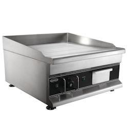 Plancha Électrique Lisse - CombiSteel - 3000W - Dimensions Compactes 310x500x520 mm - Alimentation 230V_0