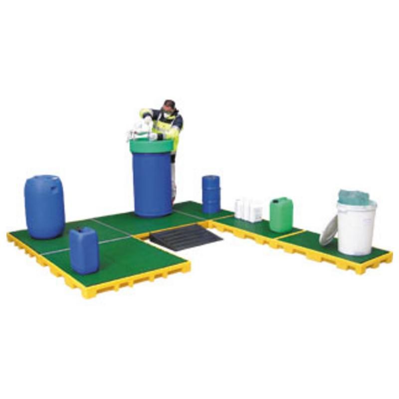 PLATE FORME DE RETENTION 120L 1230X1230X115 CAILLEBOT.PLAST