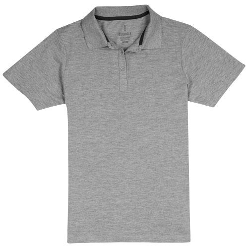 Polo manches courtes femme Primus - col et poignets en tricot plat - maille piquée 100% coton 160-165 g/m²_0