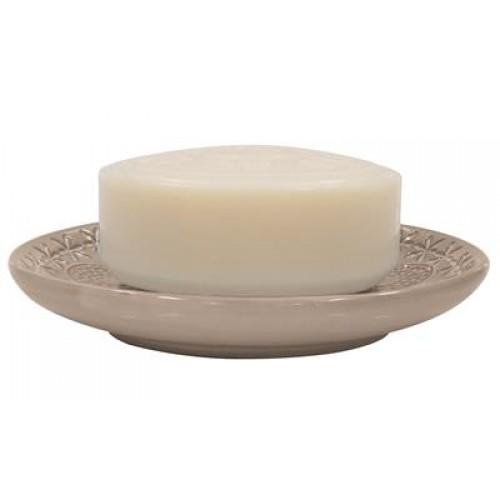 PORTE SAVON - CÉRAMIQUE - BEIGE - RELIEF SPIRELLA