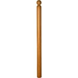 Potelet bois FPEP12 - section Ø 7 cm - finition boule - lasure chêne ou acajou - H 1.20 m hors sol_0