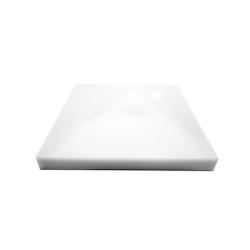 PREMIUM COOK - Planche à découper blanche 60x40x4cm en polyéthylène PE500 avec patins antidérapants_0