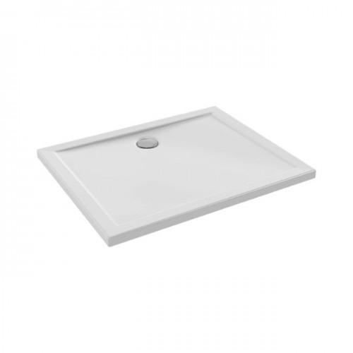 RECEVEUR DE DOUCHE EXTRA-PLAT 100X80CM EN CÉRAMIQUE - BLANC - CAMILLE JACOB DELAFON