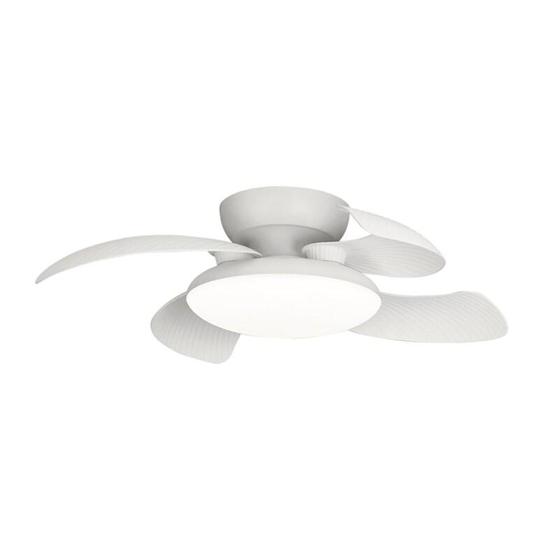 ROSSINI ILLUMINAZIONE Ventilateur De Plafond Led Goro 45W À Pales Pliables Cct 2700-5000K Ip20 - Télécommande Et Fonction Hiver Inclus - Groupe Ros_0