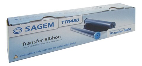 ROULEAU IMPRIMANTE THERMIQUE NOIR SAGEMCOM TTR480 - SAGEMCOM