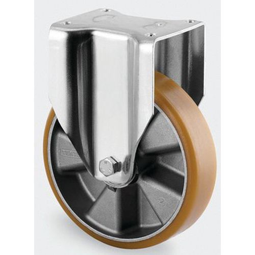 ROULETTE ALUMINIUM FIXE DIAMÈTRE ROUE 125 MM - TENTE
