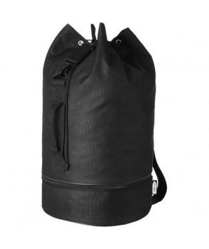 SAC MARIN IDAHO EN PLASTIQUE RECYCLÉ 35L - NOIR - SACS MARINS PUBLICITAIRES PERSONNALISÉS