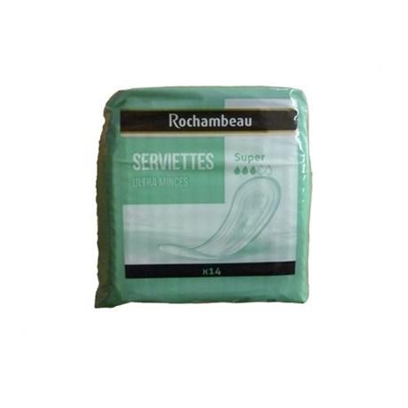 SERVIETTE HYGIÈNIQUE SUPER ULTRA MINCES (VENDU PAR 14)