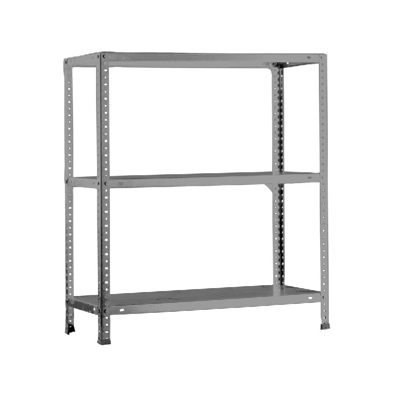 SimonRack Étagère métallique avec vis 1000x800x300 mm, 3 niveaux, point de flexion 75 kg, Gris - Advantage - métal 8425437083808_0