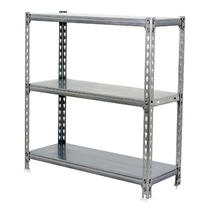 SimonRack Rayonnage métallique, 900x900x300 mm, 3 niveaux, tablette métallique, 180 kg au point de flexion, Galvanisé - Simonclick - métal 8435104_0