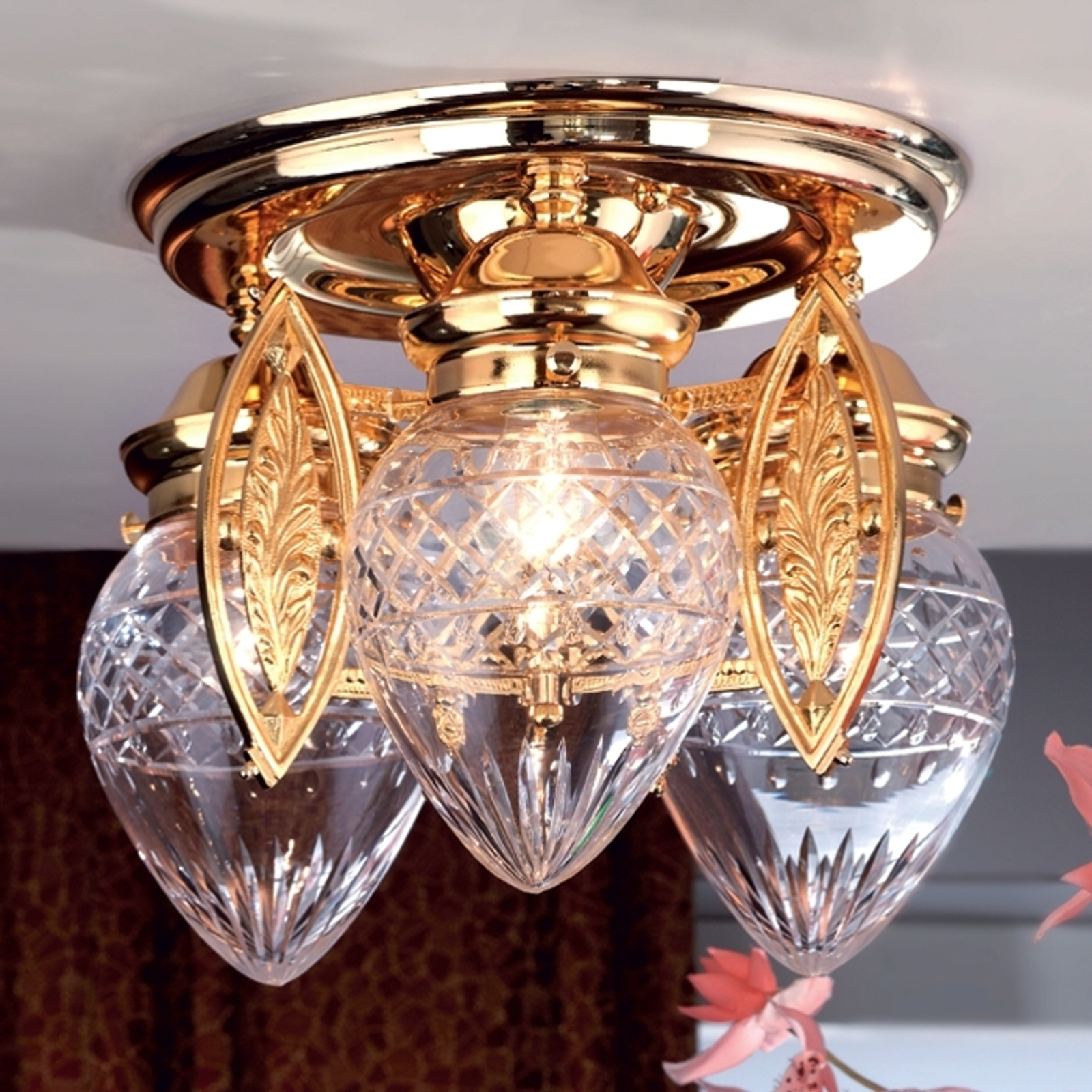 ORION SPLENDIDE PLAFONNIER BUDAPEST, 3 LUMIÈRES
